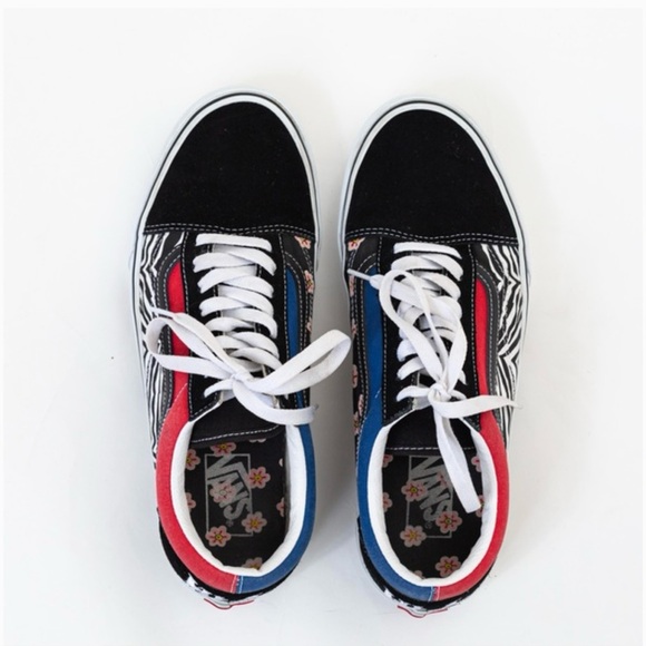 Vans Multicolor Zebra Print Sneakers - Picture 2 of 3